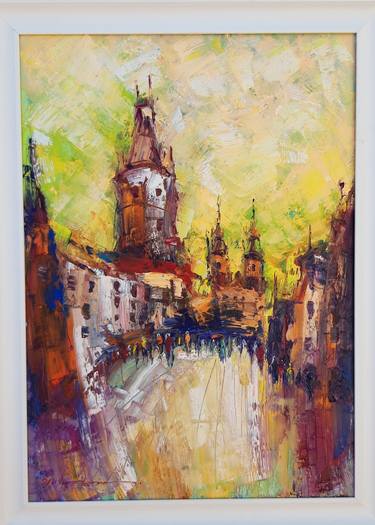 Print of Impressionism Cities Paintings by Victor Fridrikh