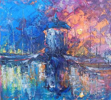 Print of Impressionism Cities Paintings by Victor Fridrikh