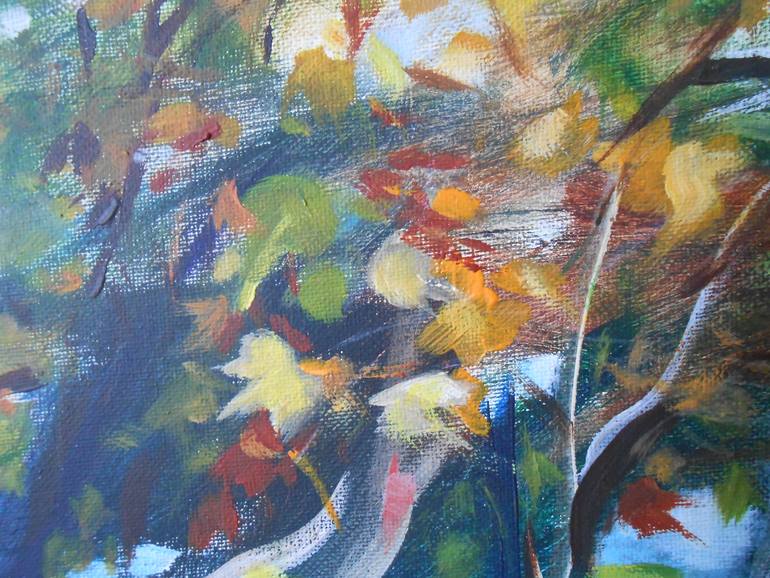 Original Figurative Landscape Painting by Solvej Solvej
