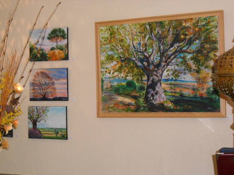 Original Figurative Landscape Painting by Solvej Solvej
