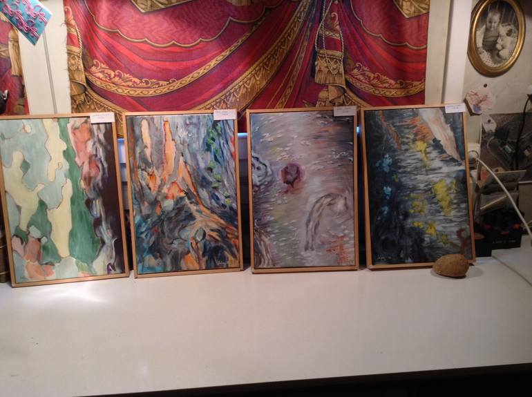 Original Figurative Landscape Painting by Solvej Solvej