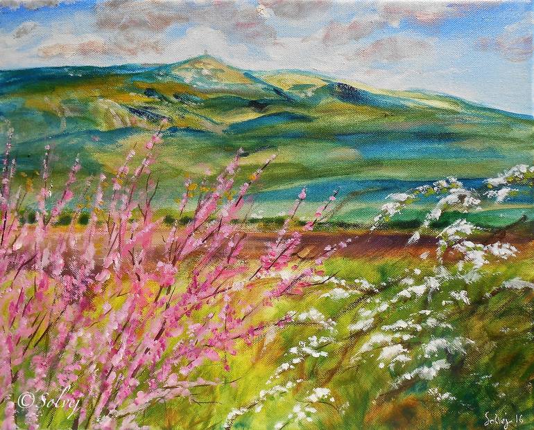 VTX 30, Windy spring / Mistral printemps Painting by Solvej Solvej ...