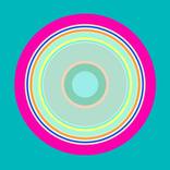 more magenta and turquoise by Mariana Lisina