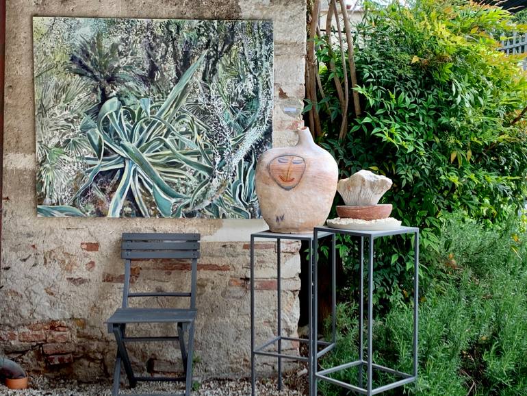 Original Contemporary Garden Painting by Hella Kalkus