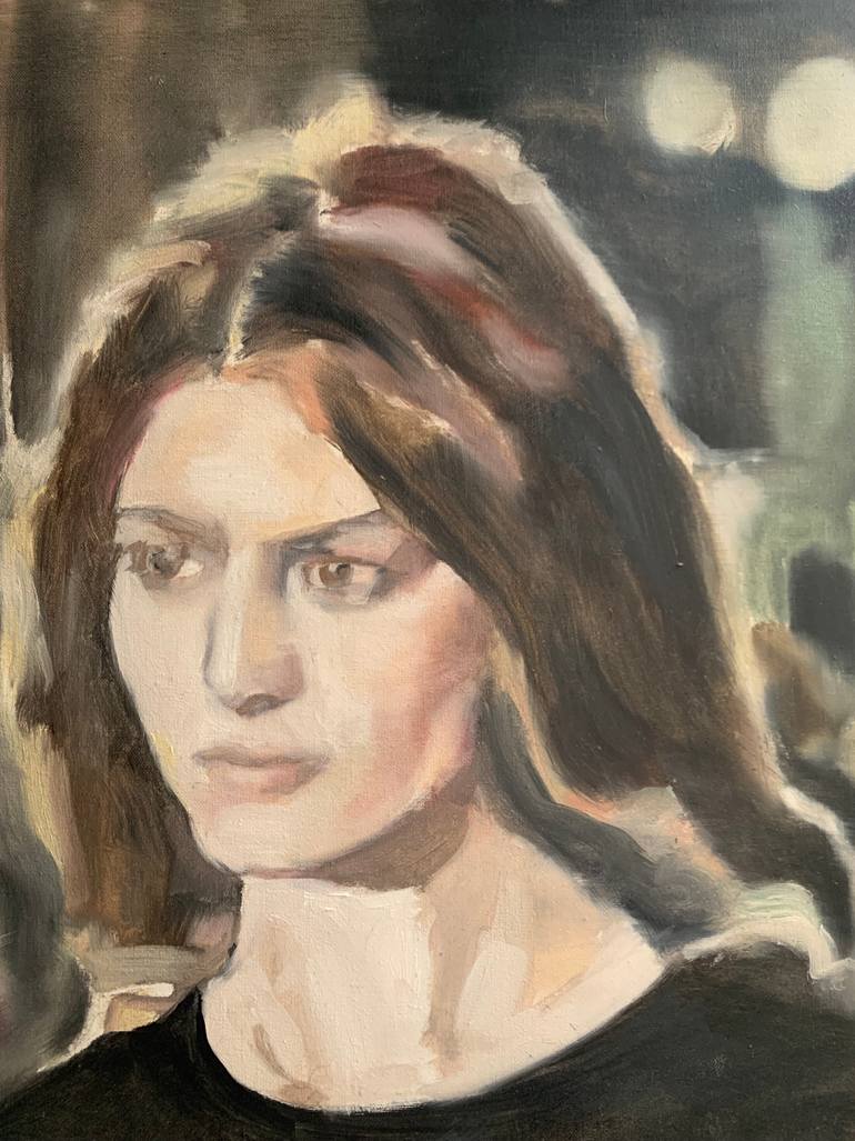 Original Figurative Women Painting by Hella Kalkus