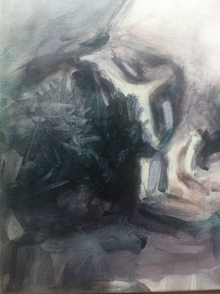 Original Nude Painting by Hella Kalkus