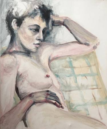 Original Figurative Nude Paintings by Hella Kalkus