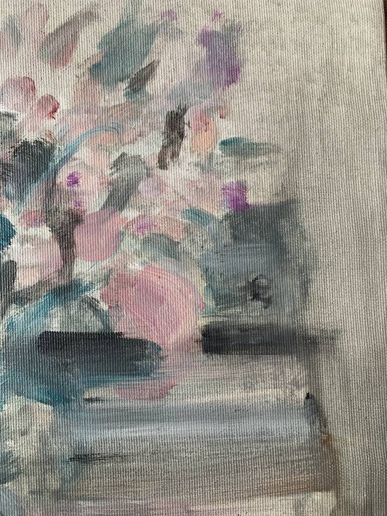 Original Expressionism Floral Painting by Hella Kalkus