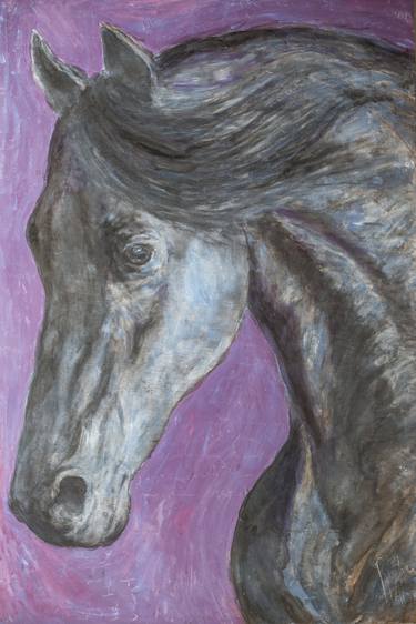 Print of Figurative Horse Paintings by Ignacio Alvar-Thomas