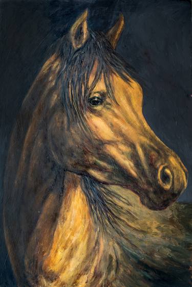 Print of Expressionism Horse Paintings by Ignacio Alvar-Thomas