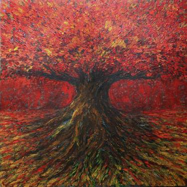 Original Expressionism Tree Paintings by Ignacio Alvar-Thomas