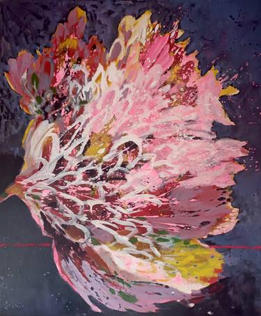 Original Impressionism Floral Paintings by Albane de saint remy