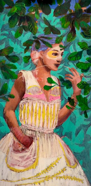 Original Contemporary Garden Painting by Albane De Saint Remy