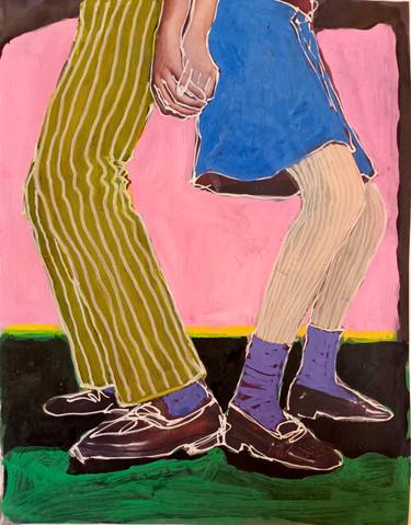 Original Contemporary Love Paintings by Albane De Saint Remy