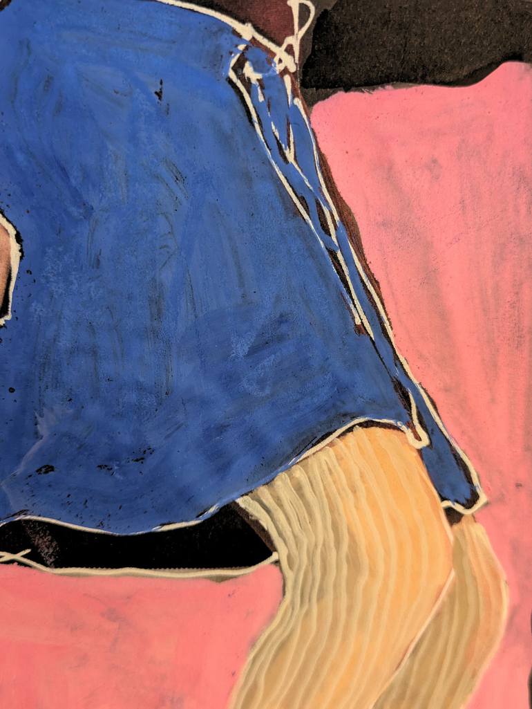 Original Contemporary Love Painting by Albane De Saint Remy