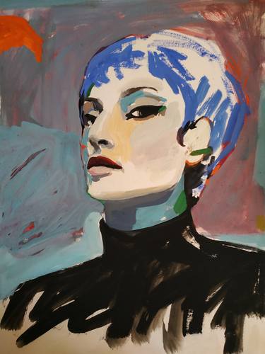 Original Contemporary Women Painting by Albane De Saint Remy