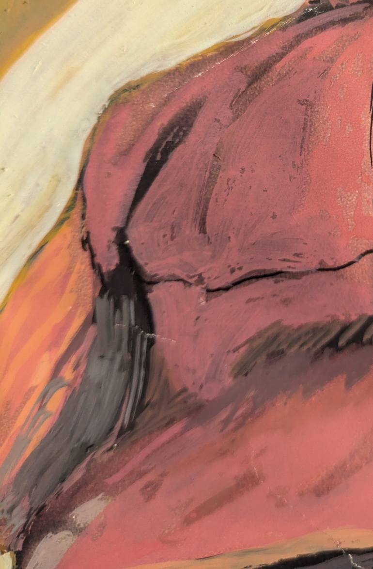 Original Art Deco Women Painting by Albane De Saint Remy