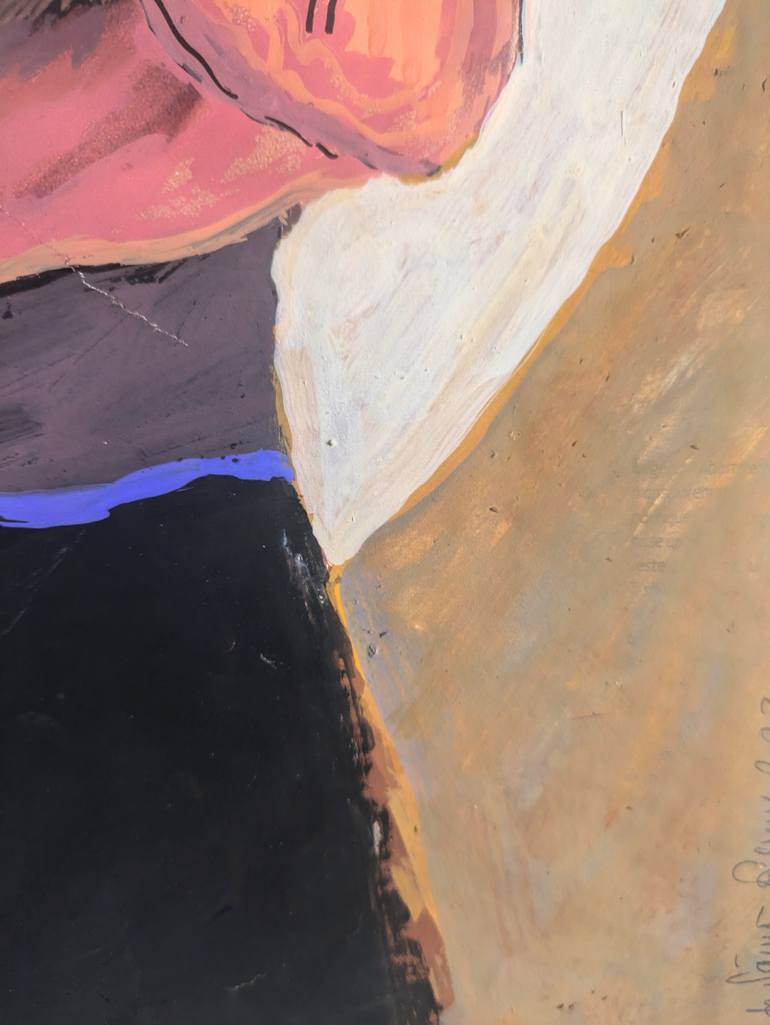 Original Art Deco Women Painting by Albane De Saint Remy