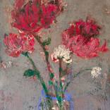 Bouquet, Vase bleu by Albane de saint remy
