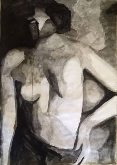 Print of Cubism Nude Paintings by Jorge Zorzopulos