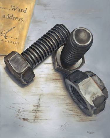 Original Photorealism Still Life Paintings by D Haas Decker