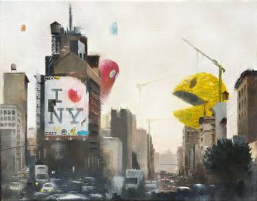 Original Fine Art Cities Paintings by Wayne Chang