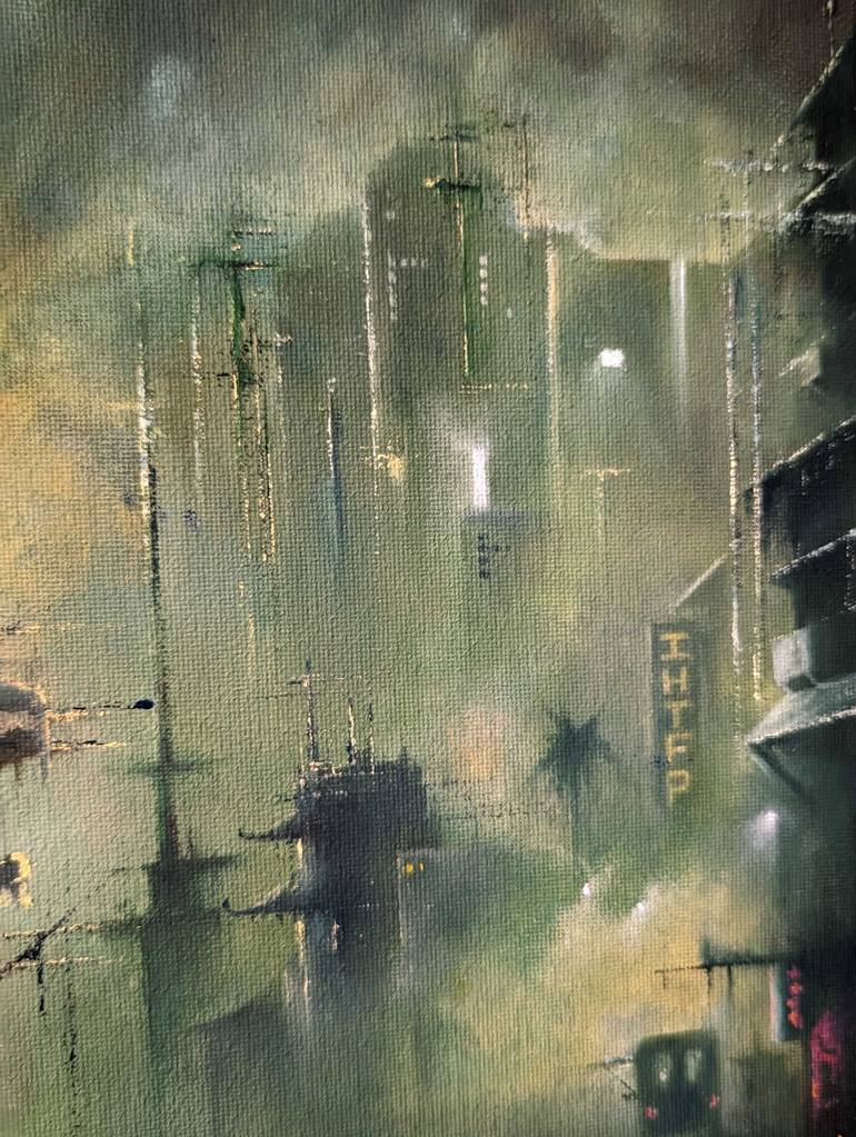 Original Illustration Landscape Painting by Wayne Chang