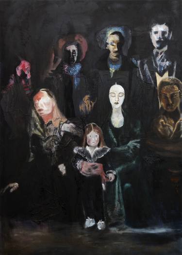 Print of Expressionism Family Paintings by Natalia Juarez