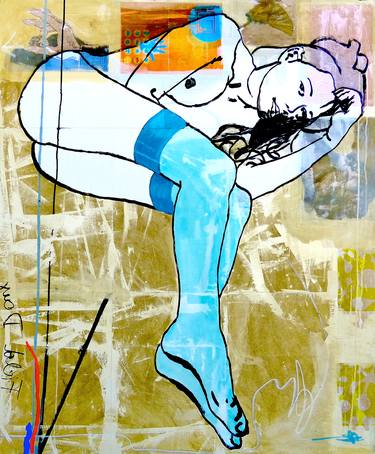 Print of Figurative Women Paintings by Tina Welz