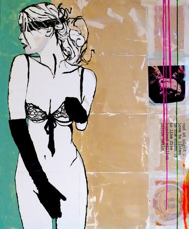 Print of Figurative Women Paintings by Tina Welz