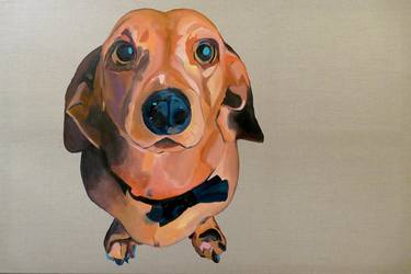 Print of Figurative Dogs Paintings by Tina Welz