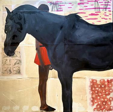 Print of Horse Paintings by Tina Welz