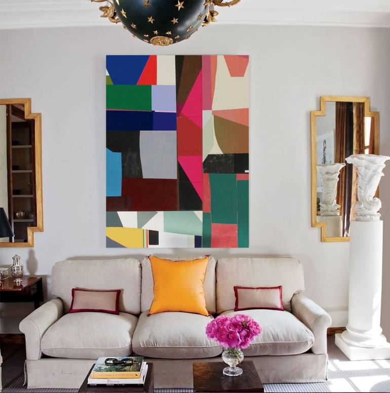 Original Modernism Abstract Painting by William Lachance