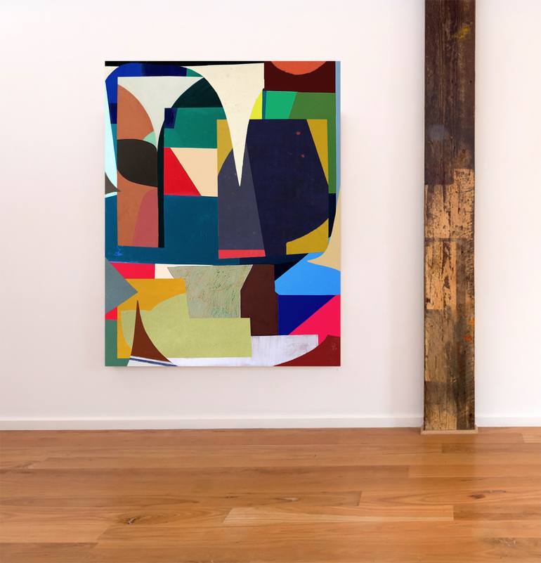 Original Modernism Abstract Painting by William Lachance