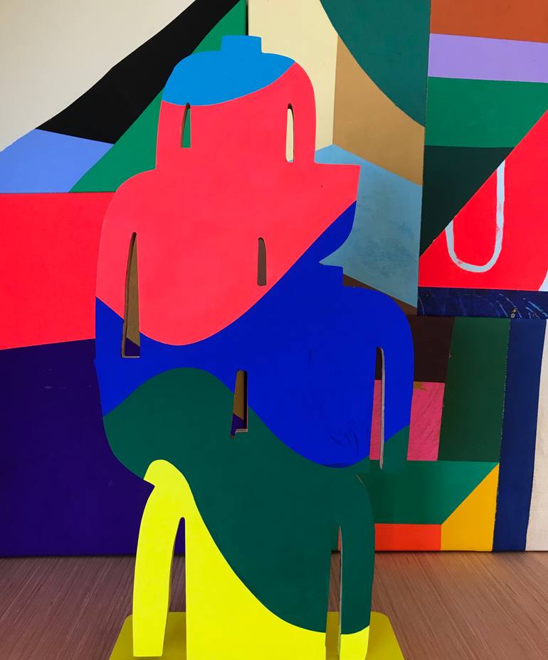 Original Modernism Abstract Sculpture by William Lachance