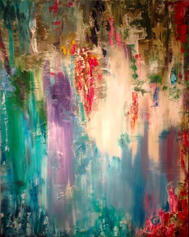 Original Abstract Expressionism Abstract Painting by lisa jamieson