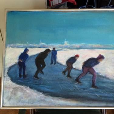 Print of Impressionism Sport Paintings by Max Waitz