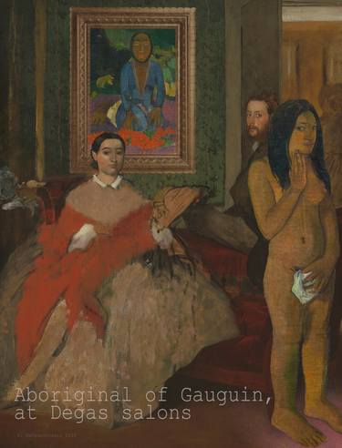 Aboriginal of Gauguin at Degas salons thumb
