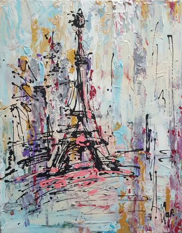 Print of Abstract Cities Paintings by Olga Schibli