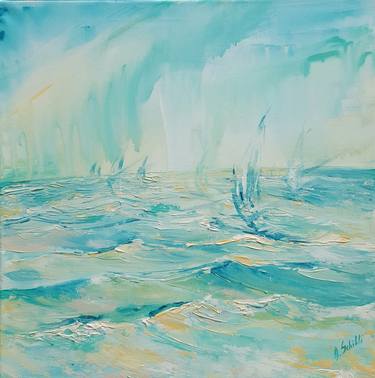 Print of Sailboat Paintings by Olga Schibli