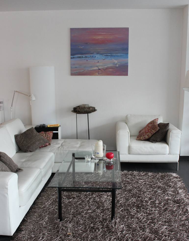 Original Expressionism Seascape Painting by Olga Schibli