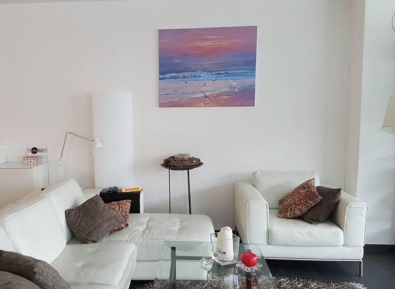 Original Expressionism Seascape Painting by Olga Schibli