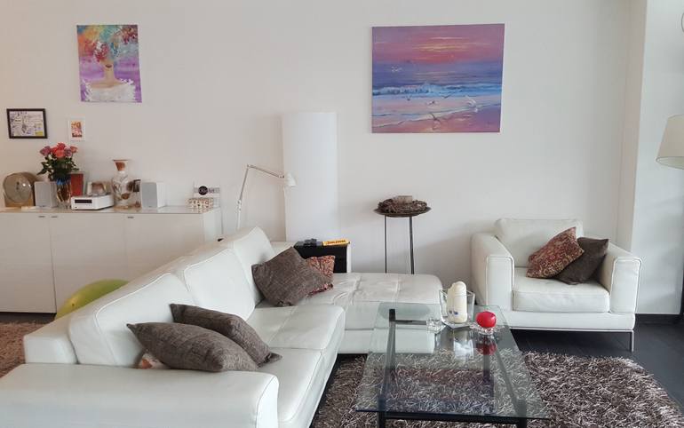 Original Expressionism Seascape Painting by Olga Schibli