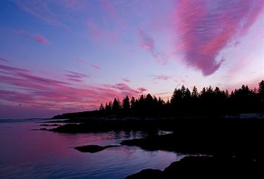 Sunset over the Maine Coast thumb