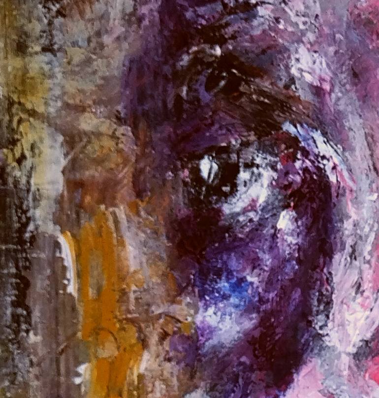 Original Expressionism People Painting by Evgeni Bazelevski