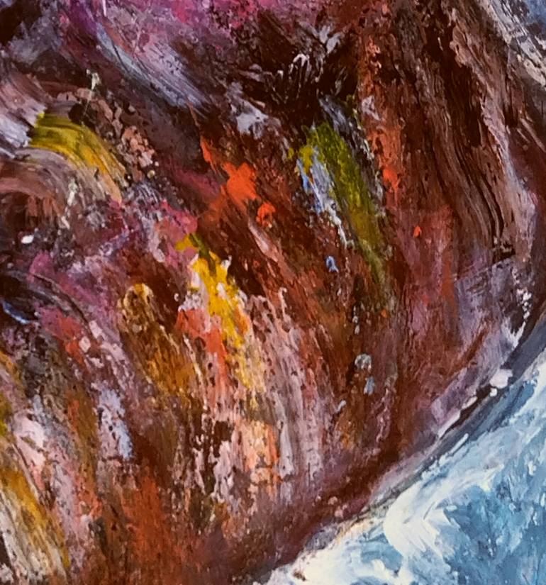 Original Expressionism People Painting by Evgeni Bazelevski