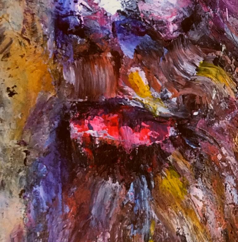 Original Expressionism People Painting by Evgeni Bazelevski