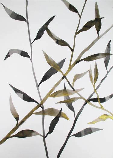 Original Black & White Calligraphy Paintings by Julia Gogol