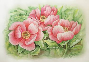 Print of Floral Paintings by Julia Gogol