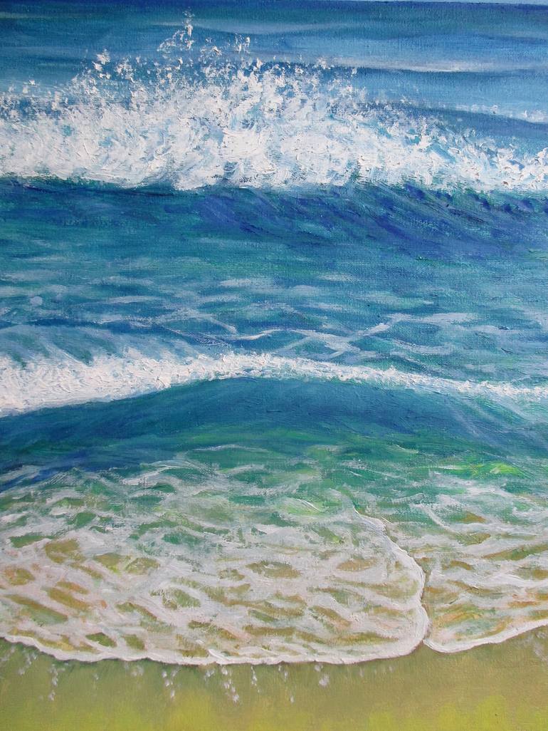 Original Fine Art Seascape Painting by Julia Gogol